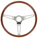 Gm 6-BOLT 15" Walnut Woodgrain Classic 2.5" Dish Steering Wheel W/ 3 Slot Spokes. Fixed Price $264.99.