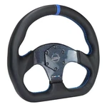 Steering Wheel 3-SPOKE Flat Bottom Black Leather Reinforced. Fixed Price $324.25.