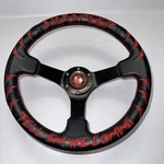Nrg Innovations 3-SPOKE Steering Wheel Quick Release Red Stitching. Fixed Price $200.00.