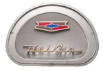 1957 Chevy Bel Air Steering Wheel Horn Cap Emblem. Fixed Price $43.95.