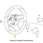 2012 Mini Cooper Steering Wheel Rim Sport Leather Used Oem 32300416250. Fixed Price $21.82.