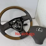 2007 Lexus RX300 Gray Steering Wheel Black Leather W/ Wood Oem. Fixed Price $292.46.