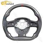 Real Carbon Fiber Steering Wheel Black Leather For 2008-2010 Audi A4 A5 S4 Q7 A3. Fixed Price $359.00.