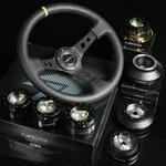 Nrg 141H Hub+gen 2.0 Quick RELEASE+3"DEEP Dish Steering Wheel Black W/marking. Fixed Price $374.30.