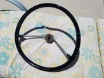 1961 Plymouth Dodge Desoto Nos Mopar Steering Wheel Black. Fixed Price $375.00.