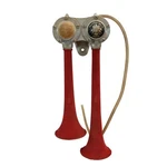 Hadley Marine Horns Titan Dual Air Red 186965 Working. Fixed Price $129.00.
