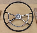 1961 1966 Ford Truck Deluxe Steering Wheel W/ Horn Original Accessory. Fixed Price $485.00.