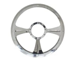Billet Specialties GTX01 Half Wrap Steering Wheel. Fixed Price $358.78.