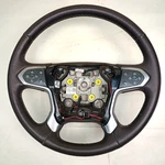 Oem 2014-2019 Sierra Silverado Dark Brown Leather Heated Steering Wheel. Fixed Price $199.99.