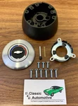 Comfort Grip Wood Steering Wheel Install Kit Cushion 3-SPOKE 67-68 Chevy Cars. Fixed Price $127.55.