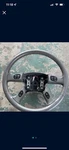 03-06 Gmc Sierra Gray Leather Steering Wheel Silverado Computer Radio Gas Oem. Fixed Price $90.00.
