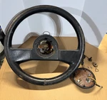 Corvette C4 Coupe Steering Wheel With Horn Button Fits 1986 1987 1988 1989. Fixed Price $100.00.