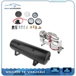 For Train Horn 3 Gal Air Tank 200 Psi Compressor Onboard System Kit 12V. Fixed Price $170.11.