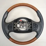 1999-2007 Ford F250 F350 Excursion Gray Leather Wood Steering Wheel. Fixed Price $219.99.