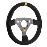 Omp Alu Steering Wheel - 320MM Dia, Black Suede, Flat Dish Gt/race/rally. Fixed Price $408.63.