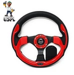 New Reinforced Nrg Innovations Steering Wheel RST-001RD + U.s.p.l Air Freshener. Fixed Price $134.00.