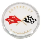 New Trim Parts Horn Button Emblem Assembly / For 1953-55 Chevy Corvette 5050. Fixed Price $126.99.