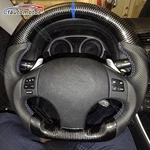 Real Carbon Fiber Steering Wheel For 06-12 Lexus IS250 IS350 Is-f Blue Stitch. Fixed Price $299.00.