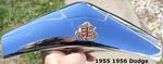1955 1956 Dodge Steering Wheel Center Chrome Horn Button Emblem 1614645. Fixed Price $150.00.
