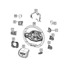 Genuine Mopar Steering Wheel Wiring 68564704AA. Fixed Price $34.42.