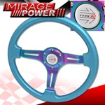 350MM 6 Bolt Hole Sky Blue Trim Steering Wheel Neo Chrome Center Typer. Fixed Price $46.99.
