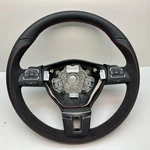 Vw T5FL Golf 6 Passat Spoke Leather Steering Wheel Alcantara Multifunction 3C8419091BF. Fixed Price $441.88.