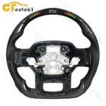 Real Carbon Fiber Led Steering Wheel Fits 2021-2025 Ford F150 Raptor No Heated. Fixed Price $499.00.