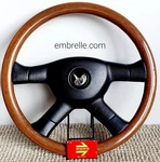 Momo Wooden Steering Wheel 380 Made Italy Rare Honda Bmw Vw Jaguar Mercedes. Fixed Price $349.99.