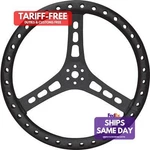 Quickcar 68-006, One Black Aluminum 15IN Steering Wheel L/w Perfo. Fixed Price $161.75.