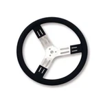 Longacre 52-56801 15" Dished Steering Wheel; Black With Spokes And Smooth Grip. Fixed Price $107.06.