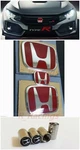3PCS Jdm Red Emblem Front Rear Steering Fit For 2016-21 Honda Civic Coupe 2DR. Fixed Price $76.80.