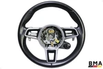 Porsche 982 718 Cayman Boxster Black Leather Steering Wheel 2017 - 2024 Oem. Fixed Price $699.99.
