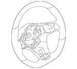 Genuine Nissan Steering Wheel 48430-7LF1A. Fixed Price $485.71.