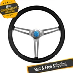 Grant 969 3-SPOKE Classic Nostalgia Gm Style Black Cushioned Foam Steering Wheel. Fixed Price $155.52.