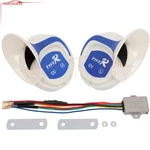 18 Tones 2PCS Snail Air Horn Siren 110DB 12V Fits Motorcycle Yacht Car Truck Suv. Fixed Price $14.24.