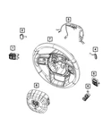 Genuine Mopar Steering Wheel Wiring 68449242AA. Fixed Price $58.78.