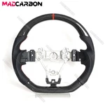 Real Carbon Fiber Steering Wheel Black Leather For Subaru Wrx Sti S209 2015-2021. Fixed Price $269.00.