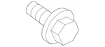 Genuine Ford Steering Wheel Screw W506411-S424 Qty. Fixed Price $18.45.