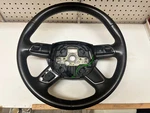 2013 - 2016 Audi A4 Spoke Steering Wheel Black 4L0419091AC Oem. Fixed Price $50.00.