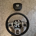 2013-2018 1500 2500 3500 Laramie Leather Steering Wheel W/ Controls Oem. Fixed Price $345.00.