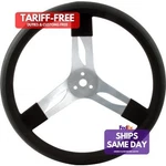 Quickcar 68-001, One 15IN Steering Wheel Alum Black Performance Racing Parts. Fixed Price $119.42.