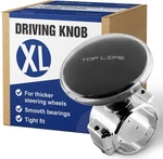 Steering Wheel Knob For Truck - Xl Size Thick Black,silver. Fixed Price $33.61.
