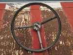 Original 1963 1964 Ford Galaxie 500 16" Steering Wheel Xl Grey/black. Fixed Price $189.00.