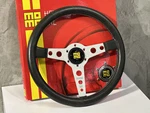 Genuine New Momo Italy Steering Prototipo Herritage 350MM Silver Spoke. Fixed Price $634.00.