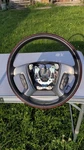 2007-13 Cadillac Escalade Leather Steering Wheel Woodgrain Oem Gm. Fixed Price $160.00.