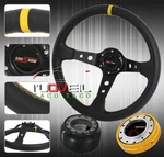 350MM 6 Bolt Steering Wheel Removable Quick Release Hub Adapter +horn Button. Fixed Price $74.20.