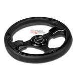 Nrg RST-001BK Car/auto 320MM Aluminum Spokes Pilota Style Leather Steering Wheel. Fixed Price $134.00.