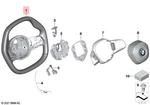 Genuine Bmw I20 Ix M60 XDRIVE40 XDRIVE45 Steering Wheel Leather 32305A398F5. Fixed Price $777.49.