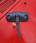 1990-1995 Toyota 4RUNNER Oem Rear Seat Cushion Lock Latch Set W/cover Blue. Fixed Price $25.00.