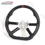 Full Leather Sport Steering Wheel With Trim For Jeep Wrangler Jk 2008-2010. Fixed Price $359.00.